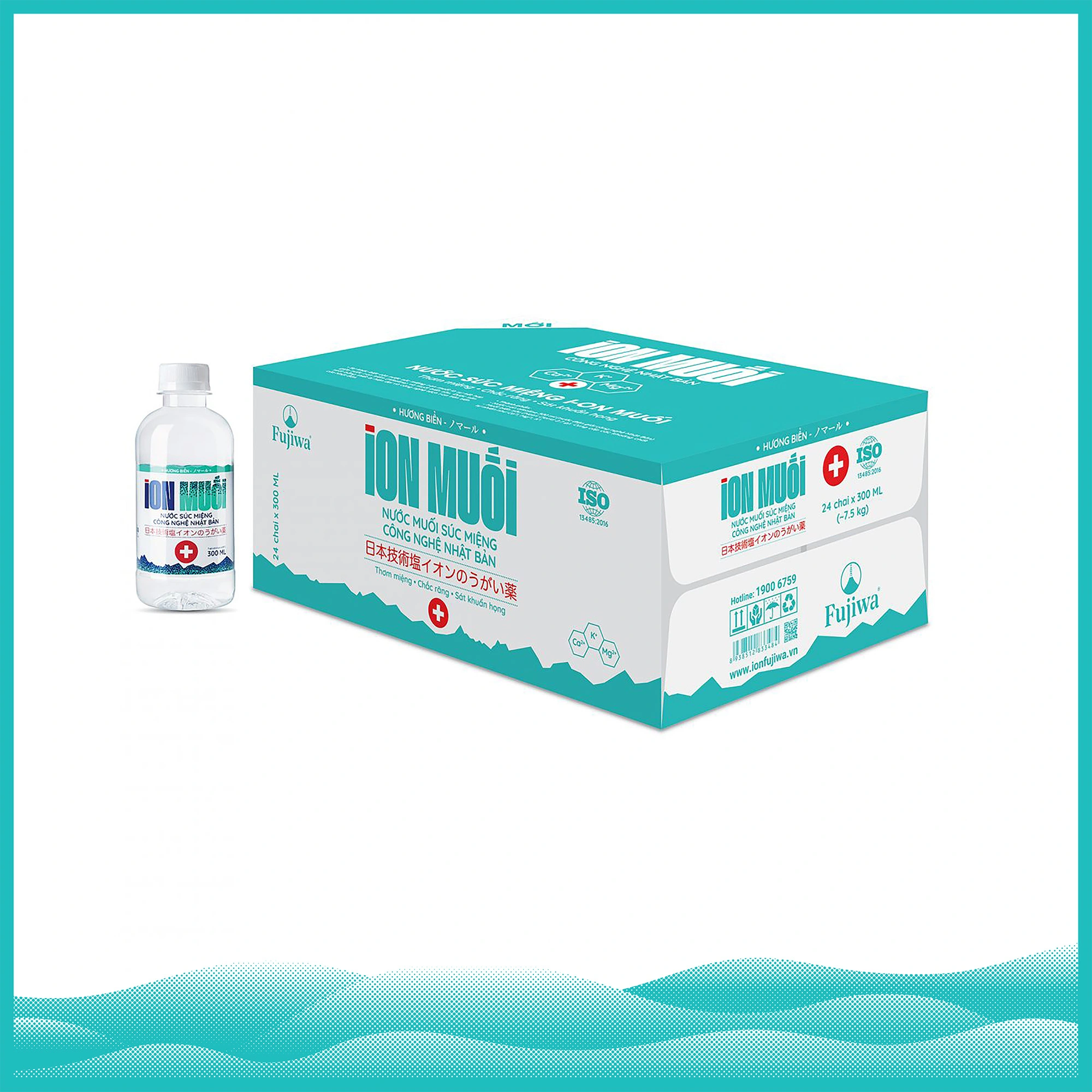 Nước Súc Miệng I-ON Muối - Thùng 24 Chai 1