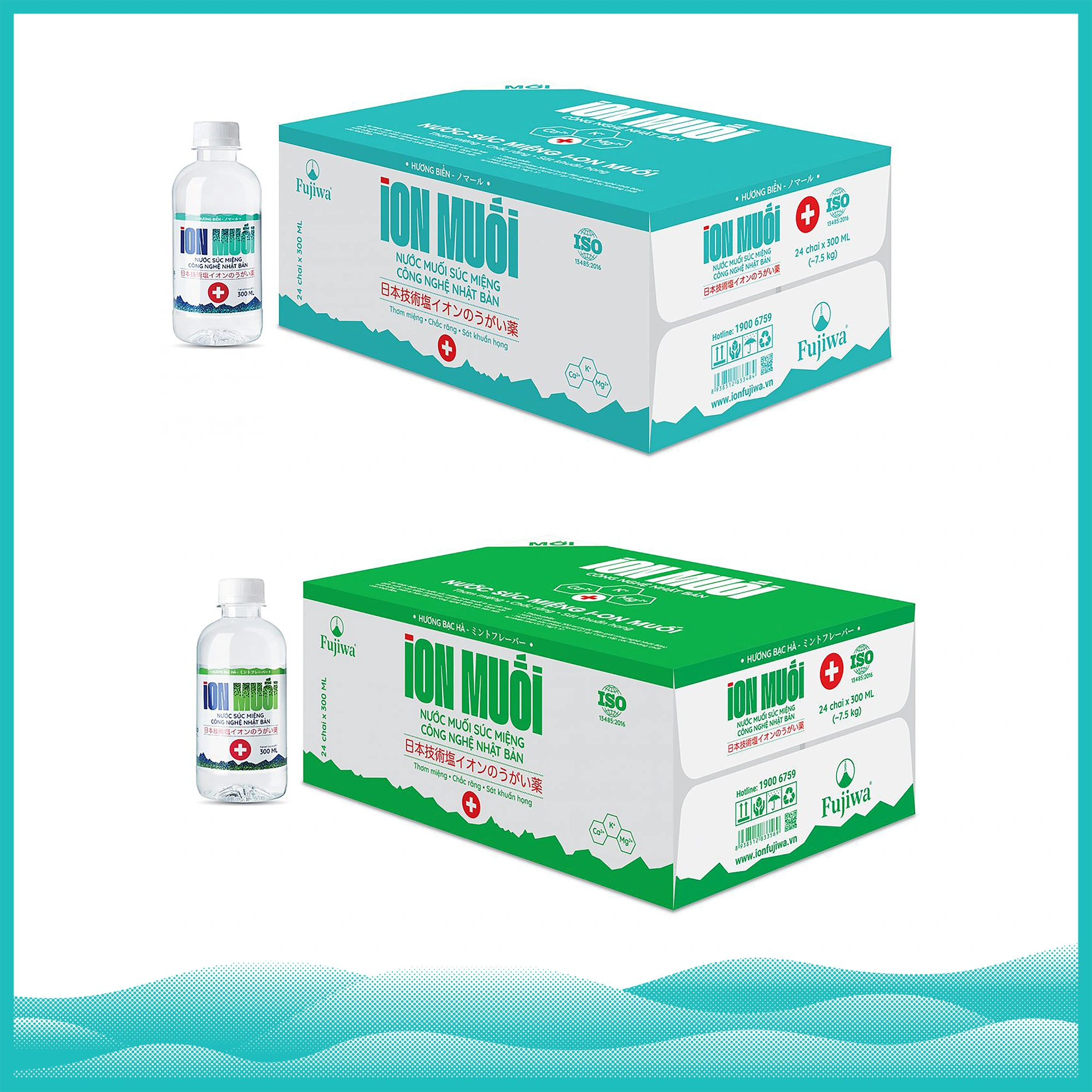 Nước Súc Miệng I-ON Muối - Thùng 24 Chai 5