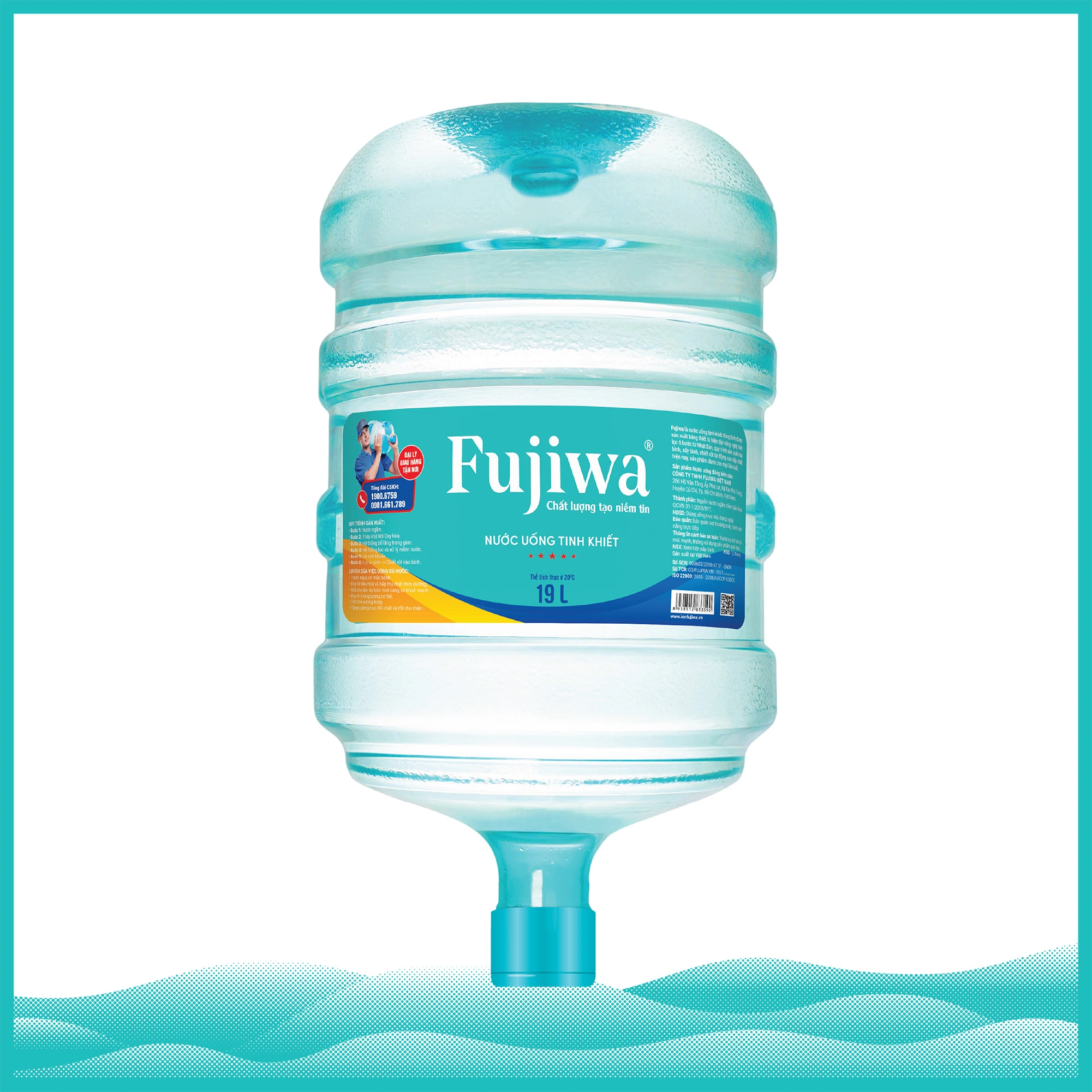 Nước Uống Tinh Khiết Fujiwa Bình 18L 2